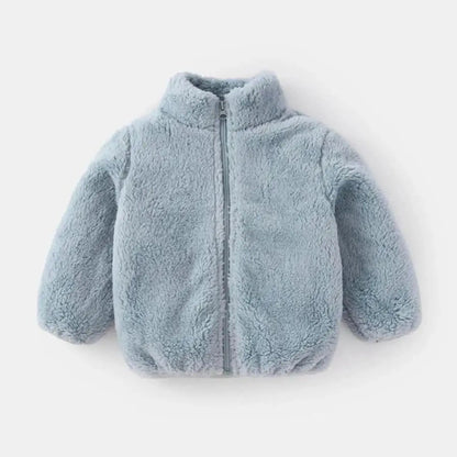 CozyCord Kids Plush Jacket – Warm Corduroy Toddler Coat for Boys & Girls (1–6Y)